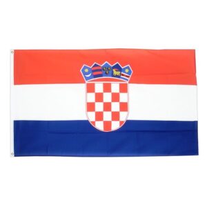 Drapeau Croatie la toile 70cm x 100 Maroc – Drapeau Officiel Premium