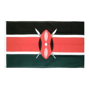 Drapeau  Kenya  70cm x 100 Maroc – Drapeau Officiel Premium