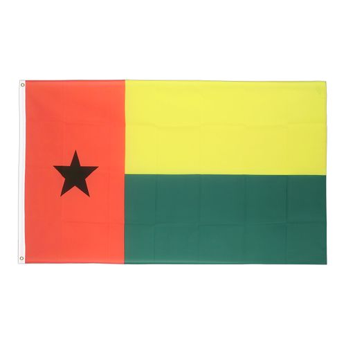 Drapeau Guinée-Bissau  la toile polyester Maroc – Drapeau Officiel Premium