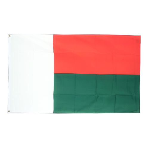 Drapeau Madagascar la Toile polyester 140cm × 90cm Maroc – Drapeau Officiel Premium