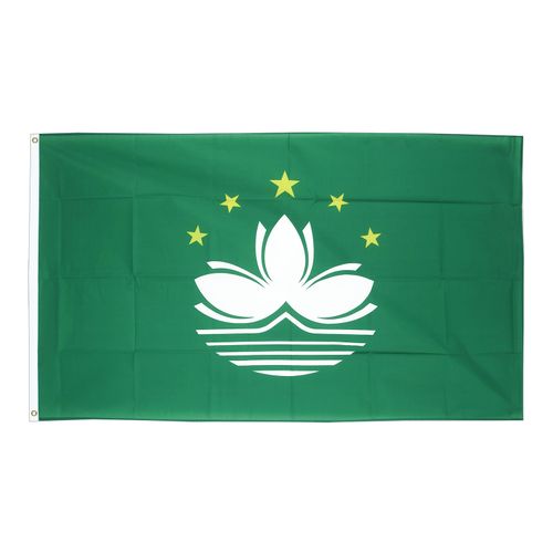 Drapeau  Macao la Toile polyester 140cm × 90cm Maroc – Drapeau Officiel Premium