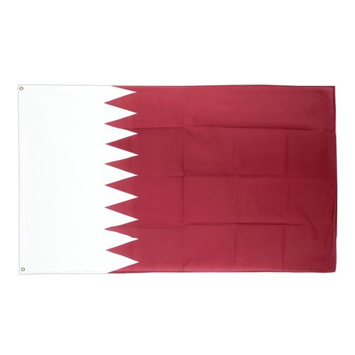 drapeaux  Qatar   la toile polyester Maroc – Drapeau Officiel Premium