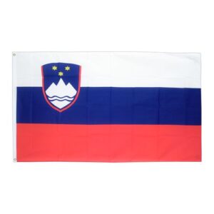 Drapeau de la Slovénie La Toile polyester 140cm × 90cm Maroc – Drapeau Officiel Premium