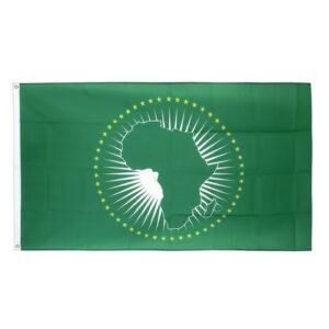Drapeau Union Africaine UA la toile 70cm x 100 Maroc – Drapeau Officiel Premium