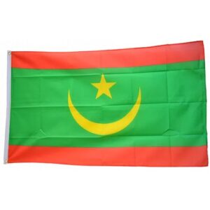Drapeau  Mauritanie 70cm x 100 Maroc – Drapeau Officiel Premium