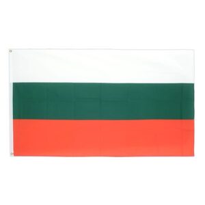 Drapeau Bulgarie La toile polyester 140cm × 90cm Maroc – Drapeau Officiel Premium