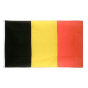 Drapeau Belgique la toile  polyester  140cm × 90cm Maroc – Drapeau Officiel Premium