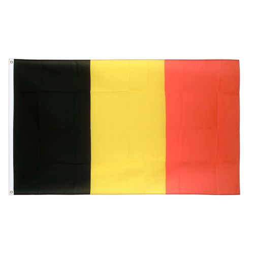 Drapeau Belgique la toile  polyester  140cm × 90cm Maroc – Drapeau Officiel Premium