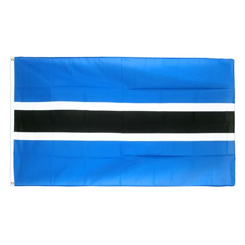 Drapeau Botswana la toile polyester Maroc – Drapeau Officiel Premium