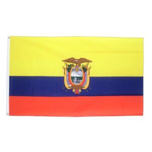Drapeau Équateur la Toile polyester 140cm × 90cm Maroc – Drapeau Officiel Premium