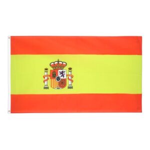 Drapeau Espagne La toile polyester 140cm × 90cm Maroc – Drapeau Officiel Premium