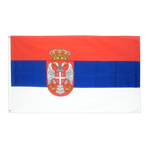 Drapeau 	Serbie la toile polyester 70cm x 100 Maroc – Drapeau Officiel Premium