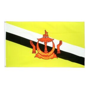 Drapeau Brunei 70cm x 100 Maroc – Drapeau Officiel Premium