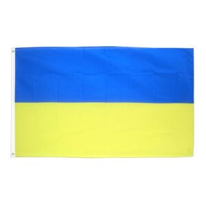 Drapeau  de l'Ukraine  Toile polyester 140cm × 90cm Maroc – Drapeau Officiel Premium
