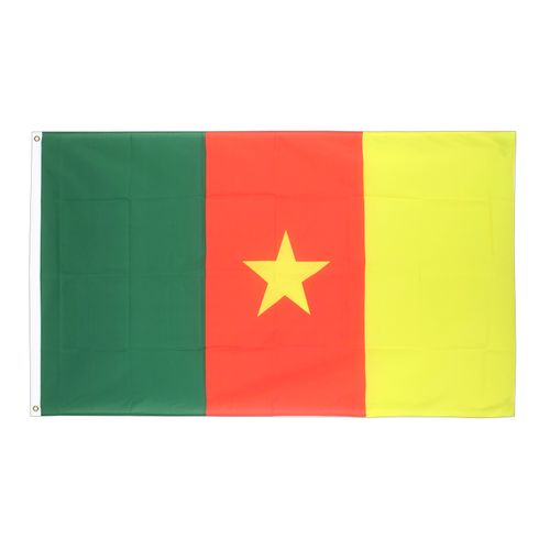 Drapeau    Cameroun la Toile polyester 140cm × 90cm Maroc – Drapeau Officiel Premium