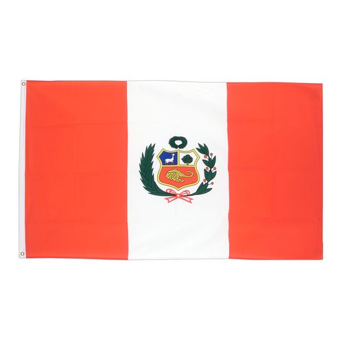 Drapeau Pérou la Toile polyester 140cm × 90cm Maroc – Drapeau Officiel Premium