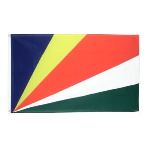 Drapeau Seychelles  la toile polyester Maroc – Drapeau Officiel Premium