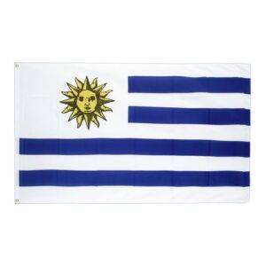 Drapeau Uruguay la Toile polyester 140cm × 90cm Maroc – Drapeau Officiel Premium
