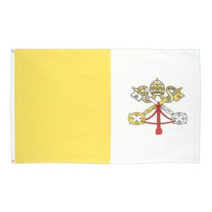 Drapeau 	Vatican la toile polyester 70cm x 100 Maroc – Drapeau Officiel Premium