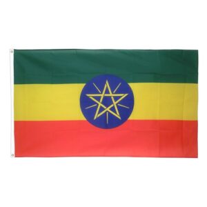 Drapeau Éthiopie 70cm x 100 Maroc – Drapeau Officiel Premium
