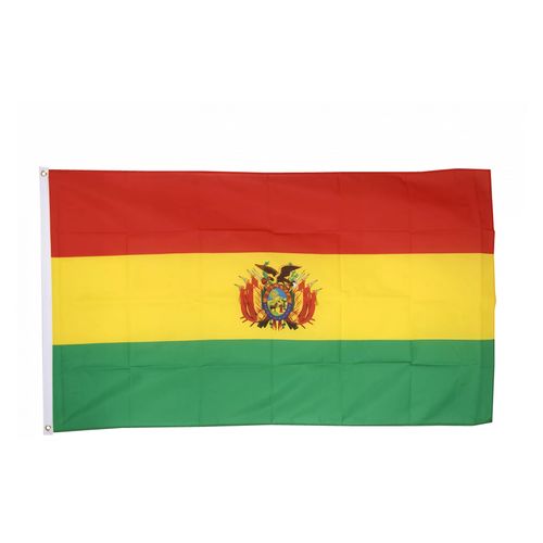 Drapeau Bolivie la toile 140cm × 90cm Maroc – Drapeau Officiel Premium