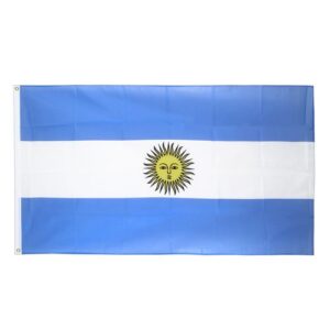 Drapeau Argentine  la Toile polyester 140cm × 90cm Maroc – Drapeau Officiel Premium