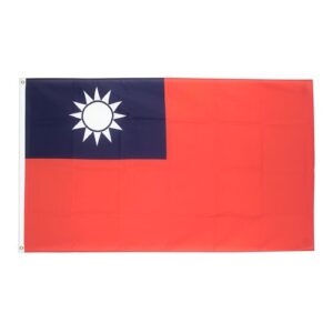 Drapeau  Taïwan la Toile polyester 140cm × 90cm Maroc – Drapeau Officiel Premium