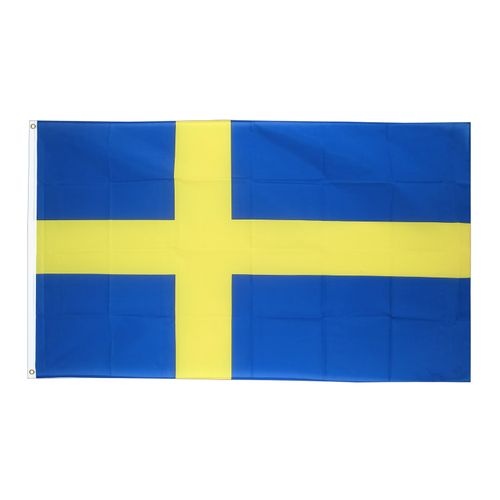 Drapeau de la Suède Toile polyester 140cm × 90cm Maroc – Drapeau Officiel Premium
