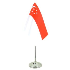Petit Drapeau Singapour  Drapeau de table Maroc – Drapeau Officiel Premium