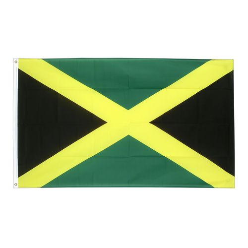 Drapeau Jamaïque la Toile polyester 140cm × 90cm Maroc – Drapeau Officiel Premium