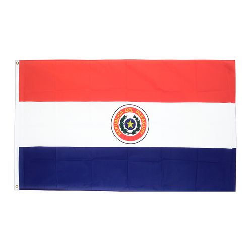 Drapeau Paraguay la Toile polyester 140cm × 90cm Maroc – Drapeau Officiel Premium