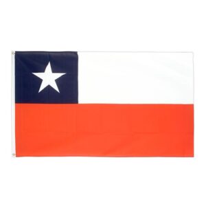 Drapeau Chili la Toile polyester 140cm × 90cm Maroc – Drapeau Officiel Premium