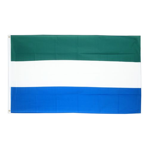 Drapeau    Sierra Leone la Toile polyester 140cm × 90cm Maroc – Drapeau Officiel Premium