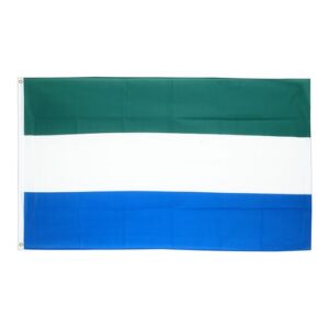 Drapeau Sierra Leone 70cm x 100 Maroc – Drapeau Officiel Premium