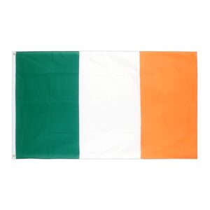 Drapeau de l'Irlande toile polyester 140cm × 90cm Maroc – Drapeau Officiel Premium