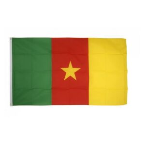 Drapeau Cameroun  la toile polyester Maroc – Drapeau Officiel Premium