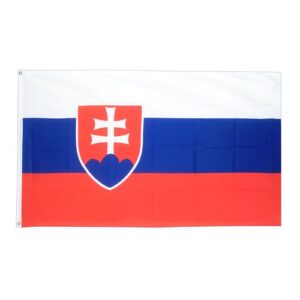 Drapeau Slovaquie la toile  70cm x 100 Maroc – Drapeau Officiel Premium