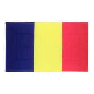 Drapeau    Tchad la Toile polyester 140cm × 90cm Maroc – Drapeau Officiel Premium