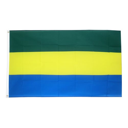 Drapeau Gabon la toile  70cm x 100 Maroc – Drapeau Officiel Premium