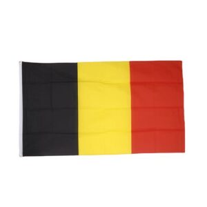 Drapeau Belgique pour entreprise la toile polyester Maroc – Drapeau Officiel Premium