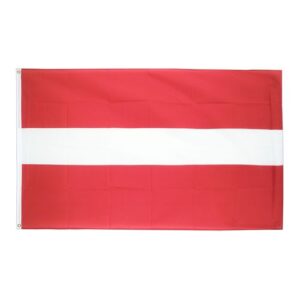 Drapeau de la Lettonie toile polyester 140cm × 90cm Maroc – Drapeau Officiel Premium