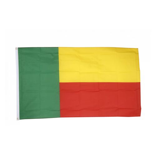 Drapeau Bénin la toile 140cm × 90cm Maroc – Drapeau Officiel Premium