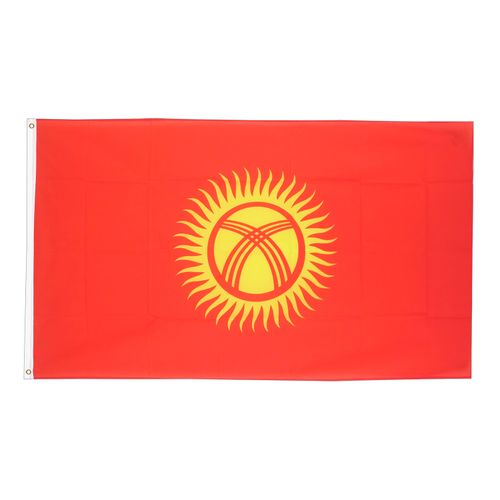 Drapeau Kirghizistan 70cm x 100 Maroc – Drapeau Officiel Premium