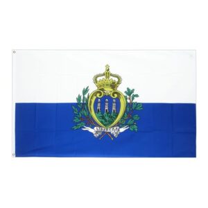 Drapeau 	Saint-Marin la toile polyester 70cm x 100 Maroc – Drapeau Officiel Premium
