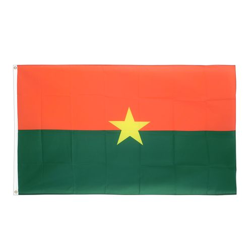 Drapeau Burkina Faso la toile  70cm x 100 Maroc – Drapeau Officiel Premium