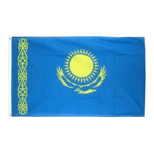 Drapeau Kazakhstan  70cm x 100 Maroc – Drapeau Officiel Premium