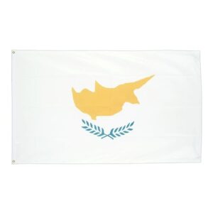 Drapeau Chypre  La toile polyester 140cm × 90cm Maroc – Drapeau Officiel Premium