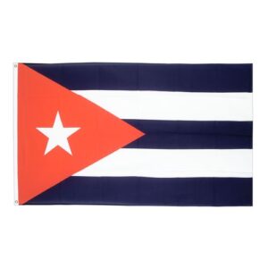 Drapeau Cuba la Toile polyester 140cm × 90cm Maroc – Drapeau Officiel Premium