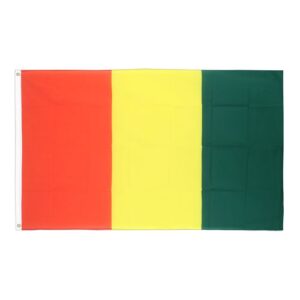 Drapeau Guinée la Toile polyester 140cm × 90cm Maroc – Drapeau Officiel Premium