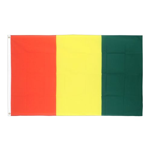 Drapeau Guinée la Toile polyester 140cm × 90cm Maroc – Drapeau Officiel Premium